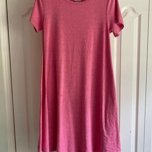 Micro stripped pink Carly dress by Lularoe
